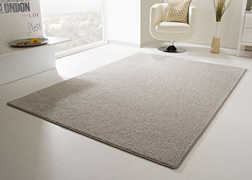 Cambridge designer rug, modern, in charcoal, size:80 cm x 150 cm., Polypropylene, grey, 200 x 300 cm