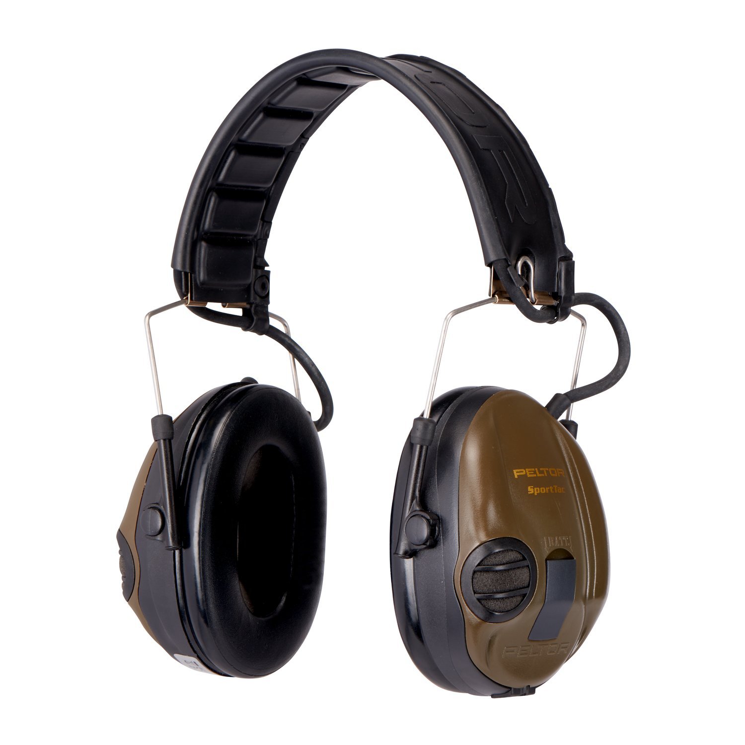 3M Peltor SportTac Gehörschutz grün - Intelligente Ohrschützer mit aktiver Schalldämmung speziell für Jäger und Sportschützen - Dynamische Geräusch-Regelung - SNR 26dB, inkl Wechselschalen Orange
