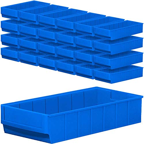 BRB Regalkasten Profi, Set, 24-teilig, blau, Industriequalität, LxBxH 400x183x81 mm, Polypropylen-Kunststoff (PP)