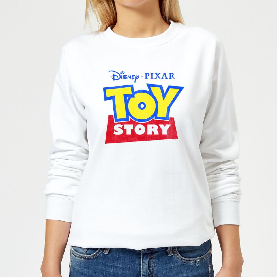 Toy Story Logo Damen Pullover - Weiß - XXL