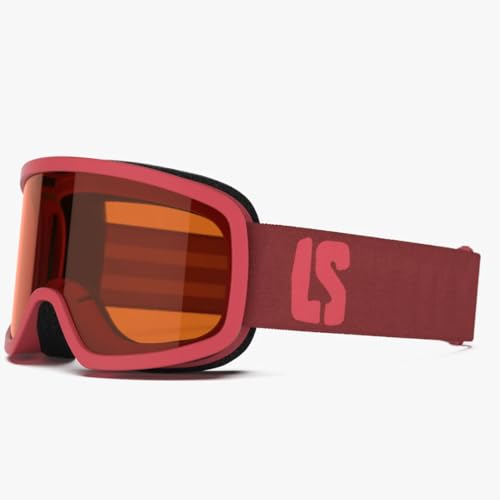 LOUBSOL - Skibrille Junior Ls1 Kirsche Ph Orange – selbsttönend 1-3 – einfarbig – einzigartig – einfarbig