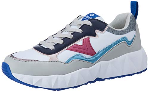 victoria Unisex-Erwachsene Arista Nylon Multicolor Sneaker, Weiß (Blanco 20), 41 EU