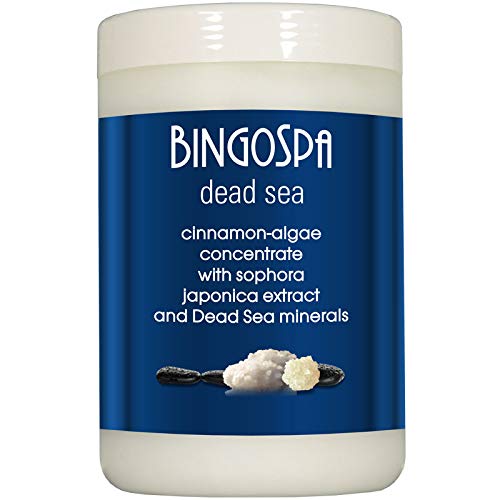 BINGOSPA dead sea Anti-Cellulite Abnehmen Zimt und Algenkonzentrat für Straffung und Modelierung mit Mineralien aus dem Toten Meer 1000 ml