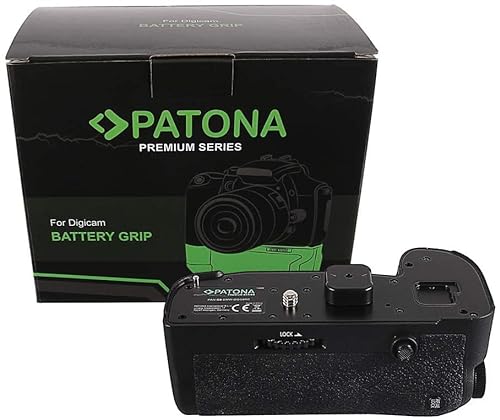 PATONA 1488 - Ersatz für Batteriegriff Panasonic DMW-BGG9 zu Lumix DC-G9 - mit IR-Fernbedienung (Batteriefach für 1x DMW-BLF19)