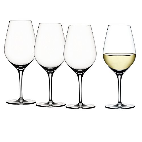Spiegelau & Nachtmann, 4-teiliges Weißweinglas-Set, Kristallglas, 420 ml, Authentis, 4400182