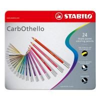 STABILO CarbOthello Kreidestifte farbsortiert 24 St. - 1 Pack = 24 St.
