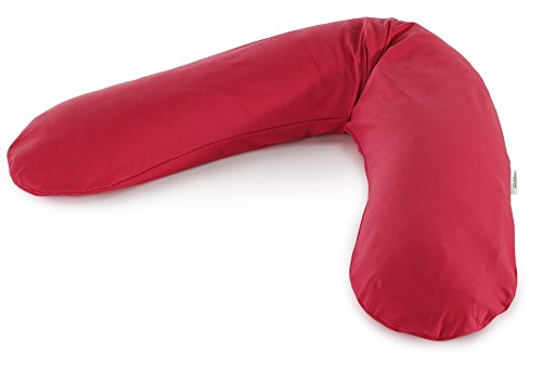 Theraline das Original-Stillkissen mit Polyester-Hohlfaserfüllung inkl. Jerseybezug , 24 Rot
