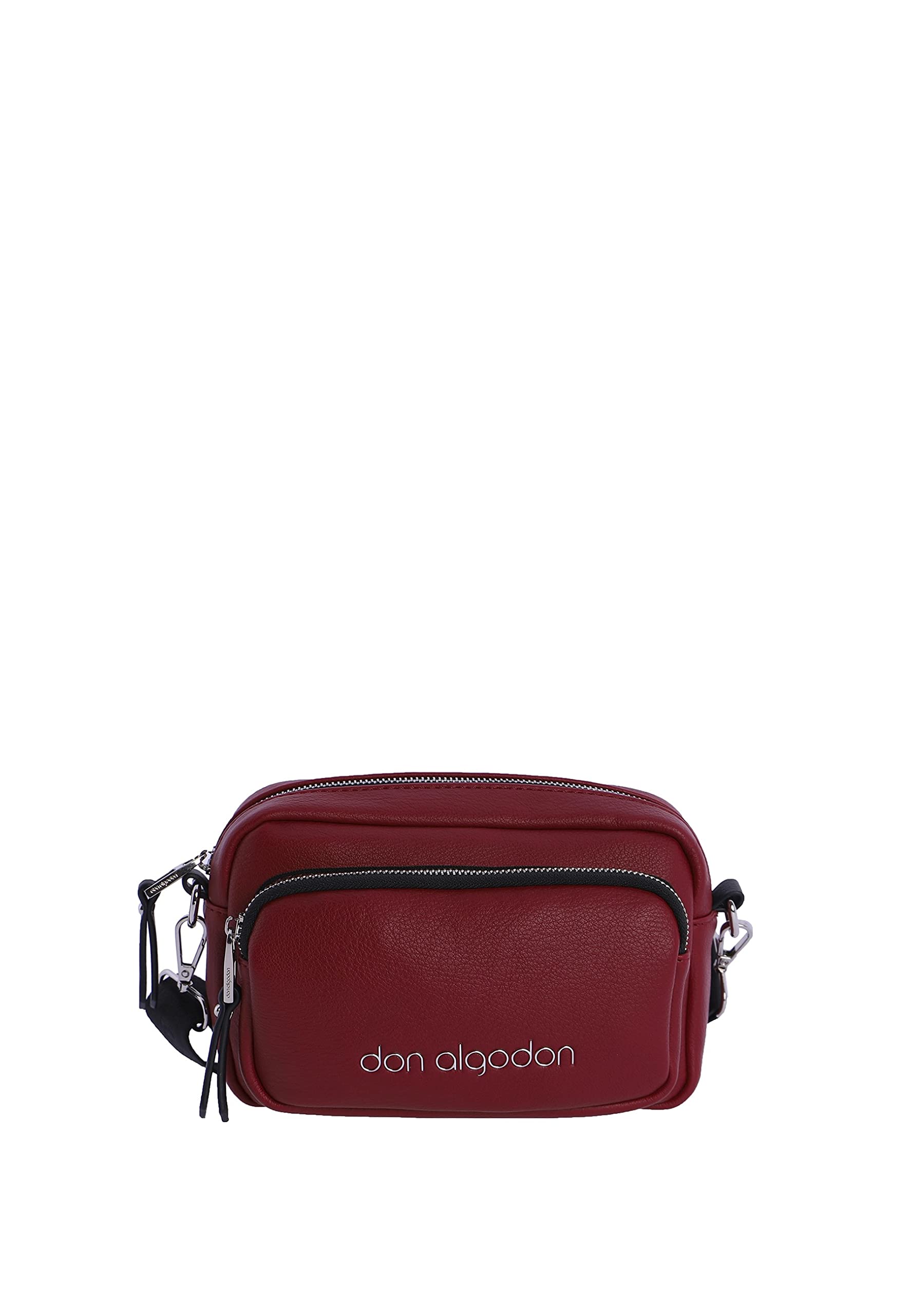 DON ALGODON Damen GEA Crossbody Bag Handtasche umhängetasche, Rot, 21x7x14 cm