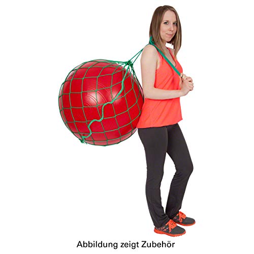 Sport-Tec Ballnetz für 1 Gymnastikball Aufbewahrungshilfe Transporttasche Aufhängung GRÜN