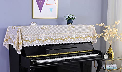 Klavierabdeckung, staubdicht, für Klavier/Klavier/Elektro-Klavier/Innenbereich, 90 x 200 cm, Gelb