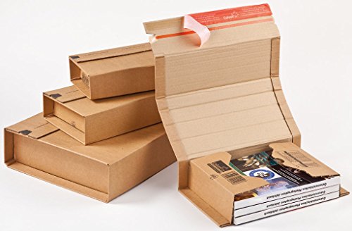 Versandverpackung, CP 020.08, Menge: 100 Stück, Farbe: braun, Maxibrief, Karton