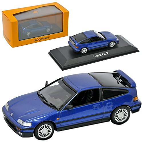 NEW Hon-da CR-X ED9 Coupe Blau 2. Generation 1987-1991 1/43 Minichamps Modell Auto
