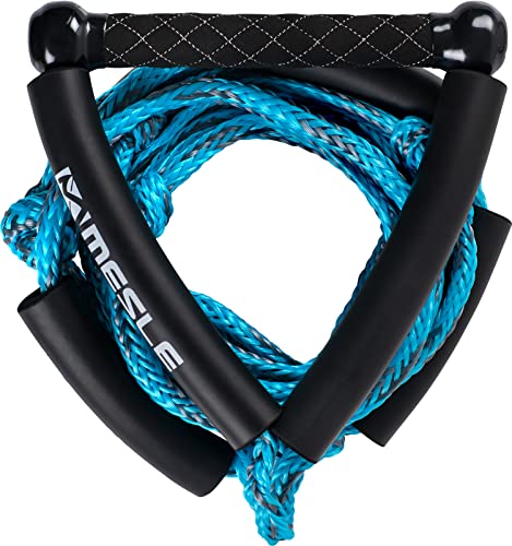 MESLE Wakesurf Leine SKA 24' mit Hantel, schwimmend, Farbe:blau