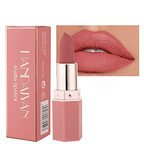 6-color Optional Lip Gloss Lightweight, Matte, Long-lasting, Waterproof, Not Easy To Stain, Not Easy To Fade, Velvet Lipstick, Moisturizing Lipstick (01# Honey peach)