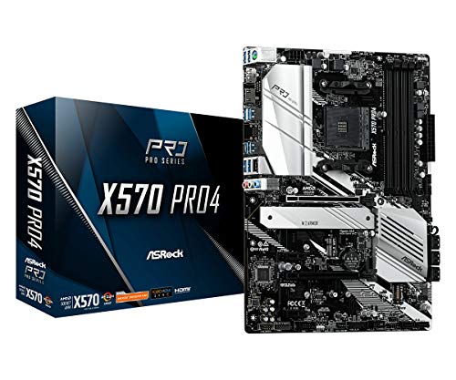 ASRock X570 Pro 4 Mainboard Sockel AMD AM4 Formfaktor ATX Mainboard-Chipsatz AMD® X570