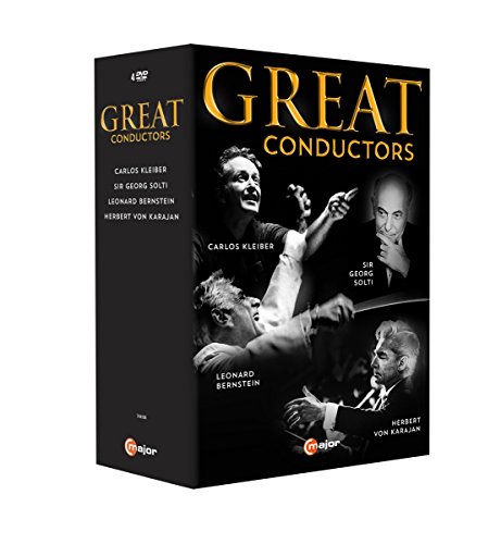 Great Conductors (Kleiber, Solti, Bernstein, Karajan) [4 DVDs]