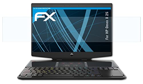 atFolix Schutzfolie kompatibel mit HP Omen X 2S Folie, ultraklare FX Displayschutzfolie (2er Set)