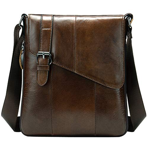 Xieben Leder Business Messenger Bag Schulter Handtasche für Männer Reisen Outdoor Umhängetaschen Aktentasche Brieftasche Brieftasche Geldbörse Casual Daypack Café
