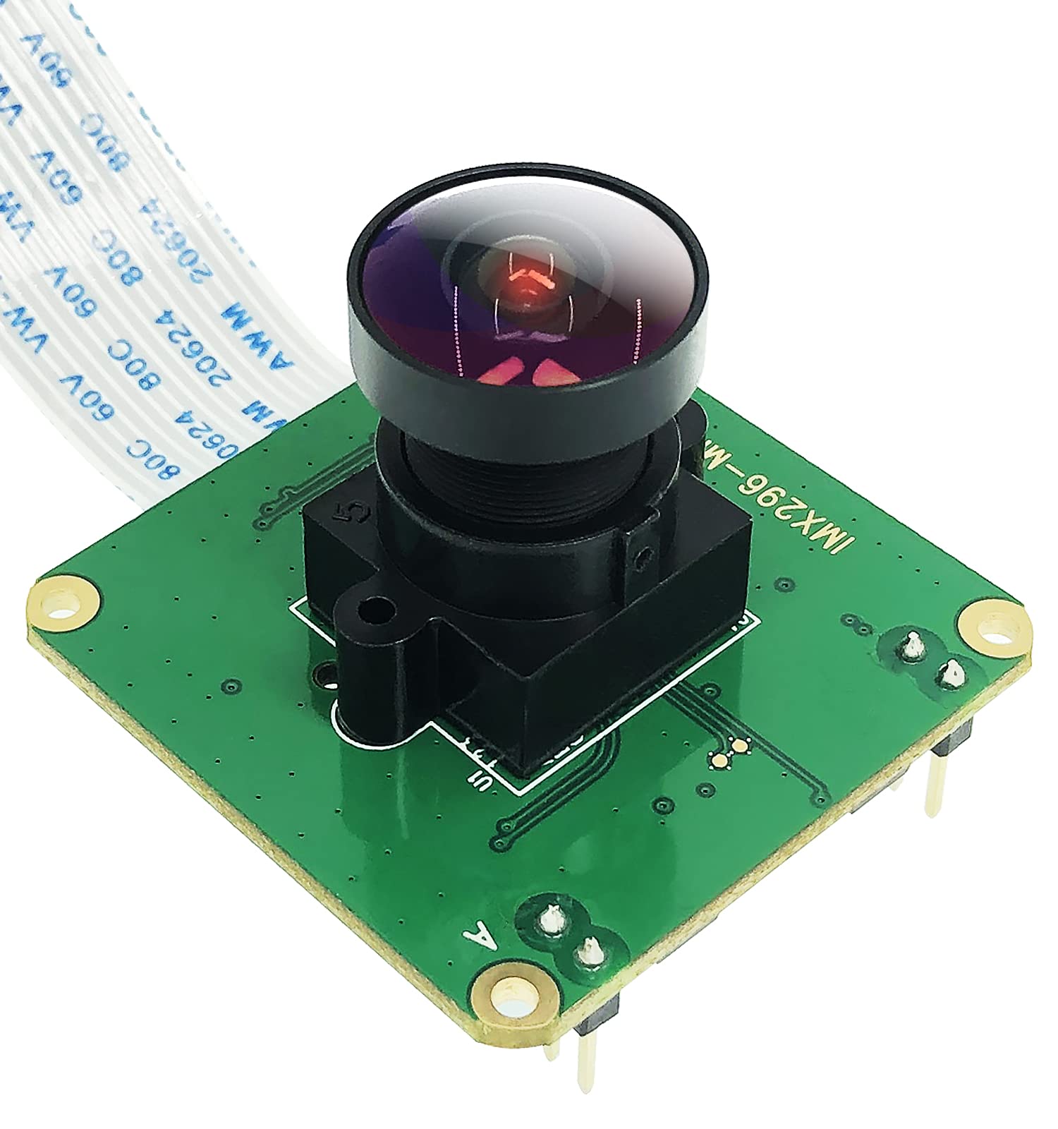 innomaker global Shutter Camera Module cam-imx296raw with Mono Sensor imx296 for Raspberry Pi with External Trigger Function Support max 60fps Resolution 1456x1088