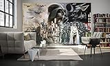Komar Vlies Fototapete | COLLAGE | 400 x 250 cm | Tapete, Wand Dekoration, Rebellen, Darth Vader, Wohnzimmer | 028-DVD4, Bunt