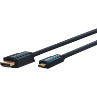 CLICK 70328 - High Speed Micro HDMI Adapterkabel, 4K, 2m