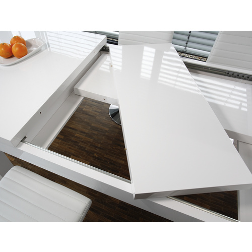 SalesFever Esstisch »Tisch«, BxT: 189 x 90 cm, Mitteldichte Faserplatte (MDF) - weiss 2