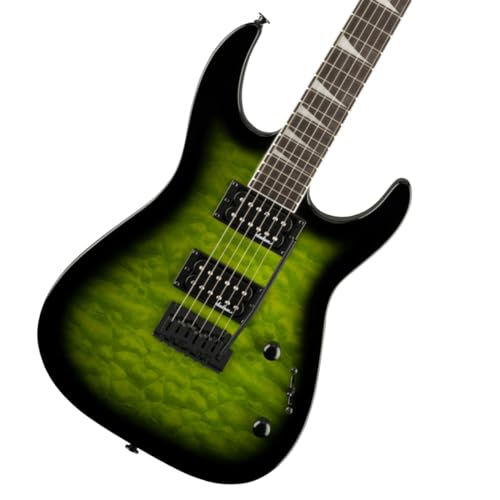 Jackson JS Series JS20 DKQ 2PT Transparent Green Burst - E-Gitarre