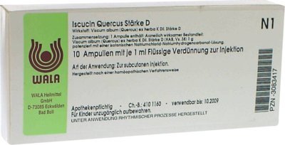 ISCUCIN QUERCUS STAERKE D, 10X1 ml