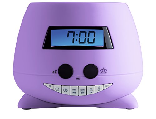 Bigben Interactive RPEUNICORN Uhr Violett Radio - Radios (Uhr, LCD, Blau, Violett, Bild, Zimmerdecke)