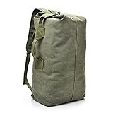 Große Kapazität Travel Climbing Bag Tactical Military Seesack Top Load Double Strap Canvas Rucksack