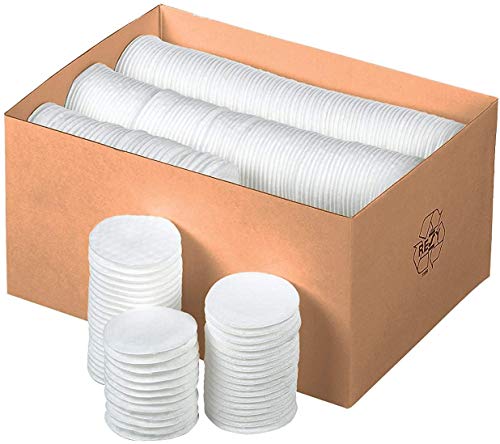 Wattepads Abschminkpads - Kosmetikpads aus 100% Baumwolle 2 x 500 Stück ツ