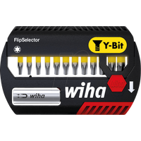 WIHA 41828 - Bit-Satz FlipSelector, 13-teilig TORX, 25 mm, Y-Bit (41828)