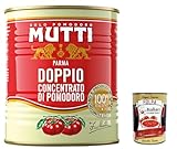 6x Mutti Doppio Concentrato di Pomodoro, Doppeltes Tomatenkonzentrat,100% Italienische Tomate, 880g + Italian Gourmet Polpa di Pomodoro 400g Dose