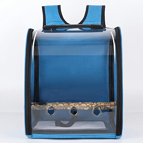 BlueWithStick Transporttasche mit Sichtfenster, transparent, für Hunde, Katzen, Papageien, 34 x 27 x 42 cm (L x B x H)