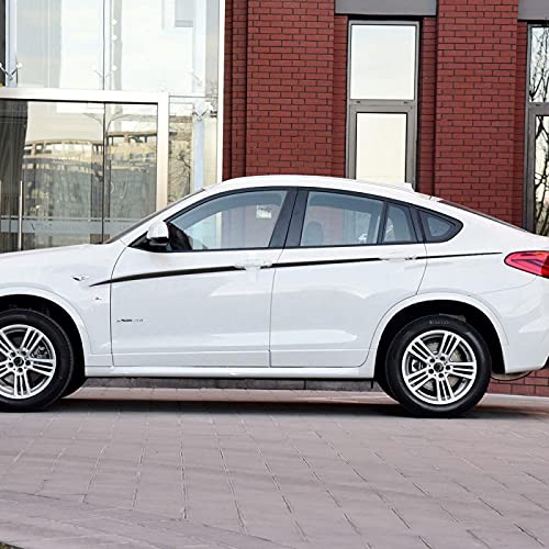 Seitenschweller Aufkleber Auto Styling Streifen Seitenstreifen Grafiken Taille Vinyl Aufkleber Aufkleber, für BMW X4 M F26