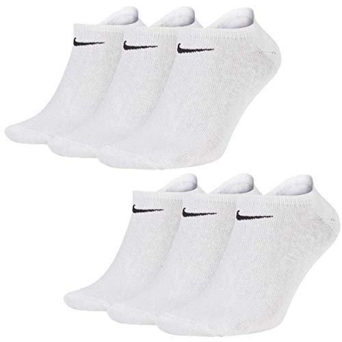 Nike 6 Paar Sneakersocken Sneaker Füßlinge Socken, Bekleidungsgröße:L