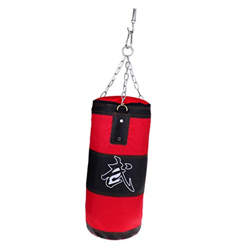 T TOOYFUL Boxsack Home Punsch Sandsäcke Kampfkunst Kickboxing Training Grün 90 - Rot, 100 cm