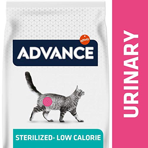 Advance Veterinary Diäten Urinary Sterilisiert Katzenfutter komplett und ausgewogen ausgewogen ausgewachsene Trockenfutter für ausgewachsene Katzen, Vorteilspack 2X 7,5 kg