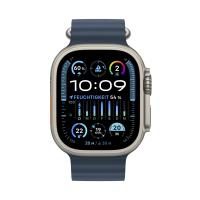 Apple Watch Ultra 2 (GPS + Cellular) 49mm Titaniumgehäuse, Ocean Armband blau