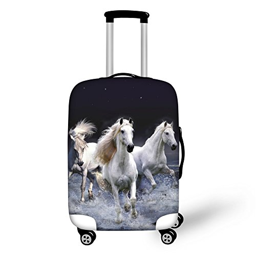 Showudesigns Kofferhülle mit coolem Tier-Design für 45,7–71,1 cm große Gepäckstücke, Tier 9, L(fit 26"-28")
