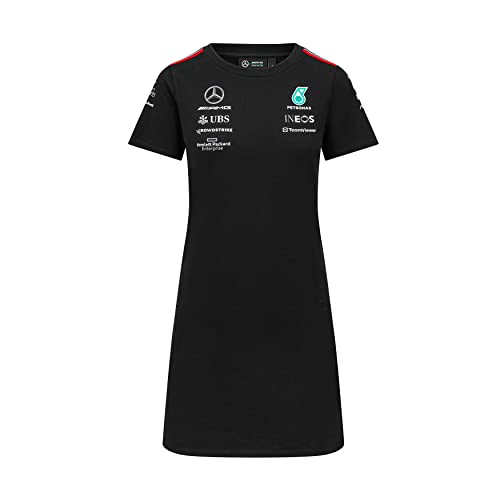 MERCEDES AMG PETRONAS Formula One Team - Teamkleid 2023 für Damen - Schwarz - Größe: L