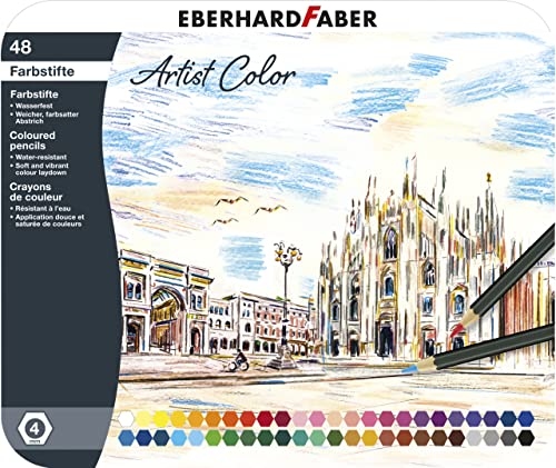 Eberhard Faber 516148 - Farbstifte Artist Color, 48er Blechetui