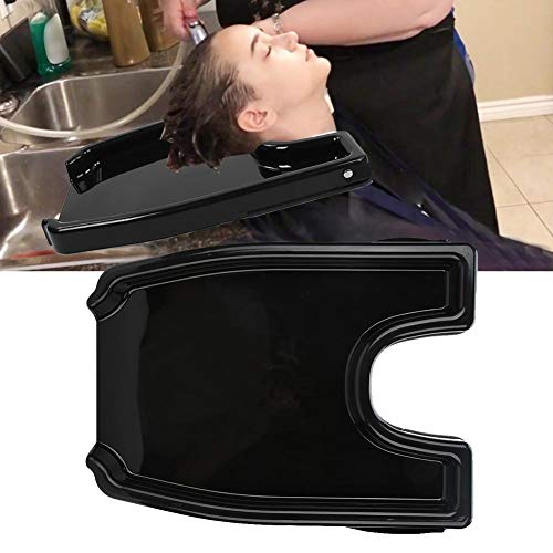 Alinory Weiches Haarwaschfach Einfach zu tragendes Shampoo-Tablett Praktisch Bequem für das Badezimmer Einer schwangeren Frau(Black)