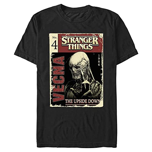 Stranger Things Herren Vecna Pulp Comic Short Sleeve T-shirt, Schwarz, XXL