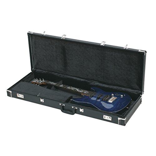 RC 10706 B/SB Case Deluxe rettangolare per chitarra elettrica, Black Tolex