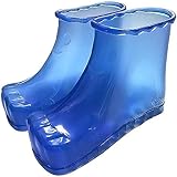 Fußbad Schuhe,massage Kunststoff Spa Schuhe,portable Fuß Eimer Stiefel Pediküre Detox Einweichen Fußbad Becken (Color : Blue)