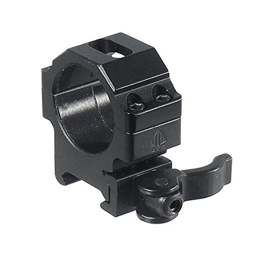 UTG Erwachsene Montageringe Universal Picatinny 30 mm Befestigungsschellen Für Optiken, schwarz, One size