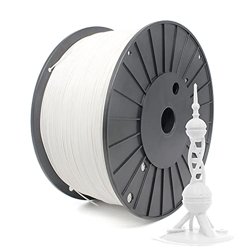 Reprapper 3kg MPLA (Modifizierte PLA+) Filament 1.75 für 3D-Druck, Extra starkes PLA Plus Filament 1.75 mm (± 0.03), Weiß