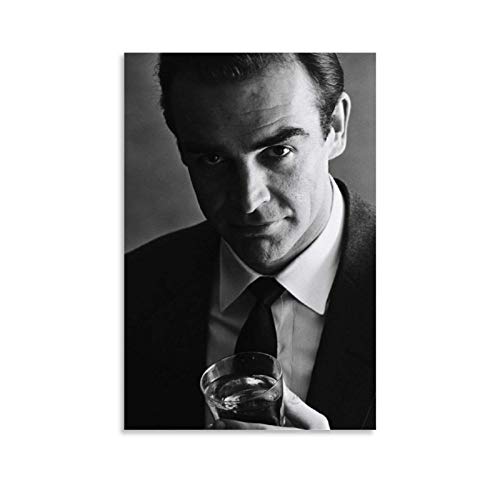 XXJDSK Foto Auf Leinwand Sean Connery James Bond 007 Film 2 60X90cm Kein Rahmen