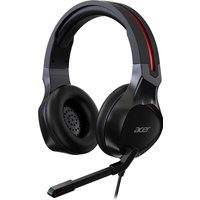 Acer Nitro Gaming Headset - anpassbares Kopfband - omnidirektionales Mikrofon - 100 dB Empfindlichkeit - schwarz-rot (NP.HDS1A.008)
